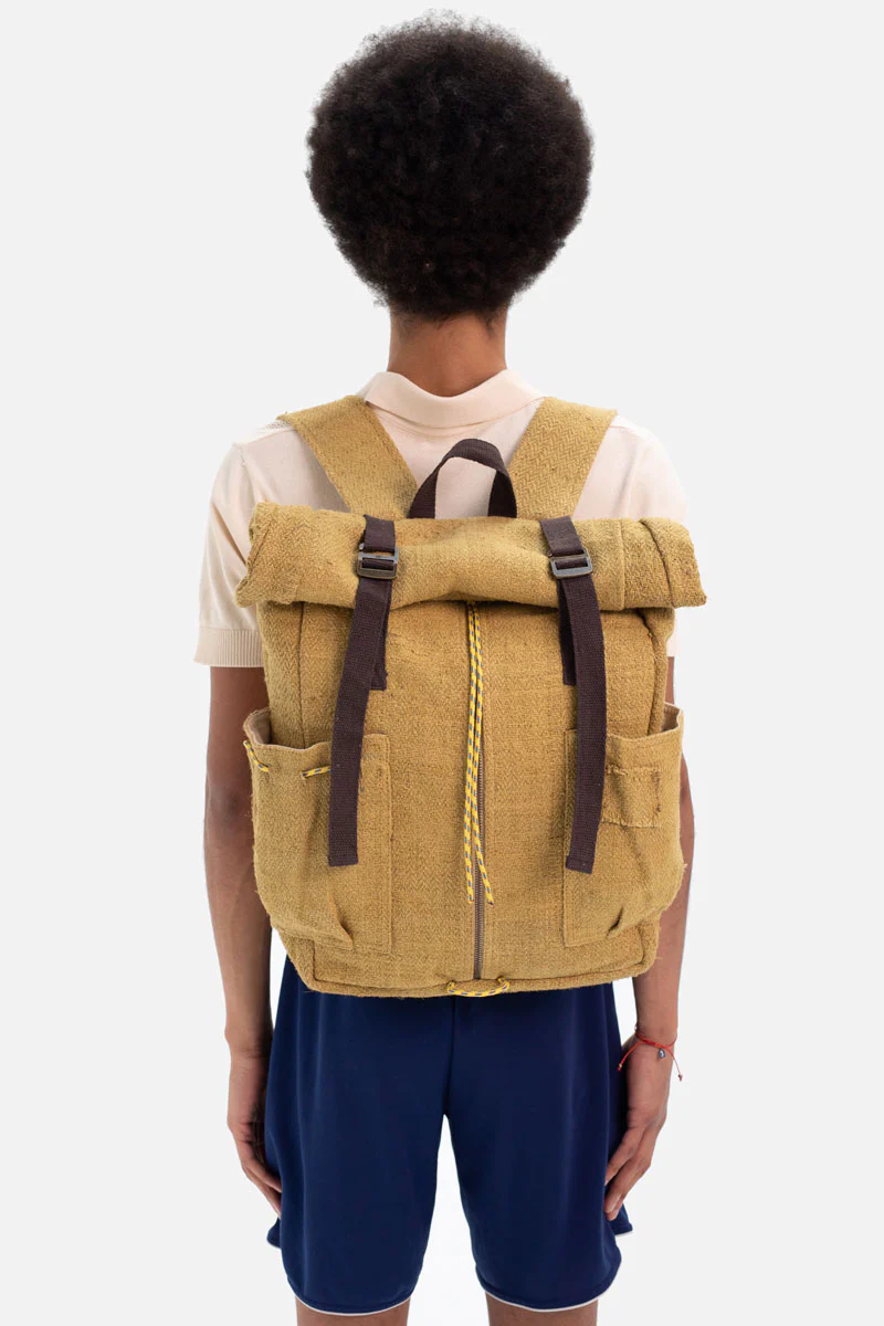 Mochila Nuptse 100 Canamo Mostaza Cannaenea