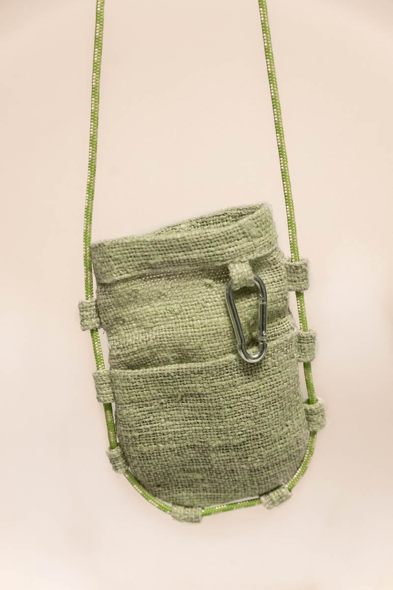 Portamóvil Kamala Verde Pistacho 100% Cáñamo